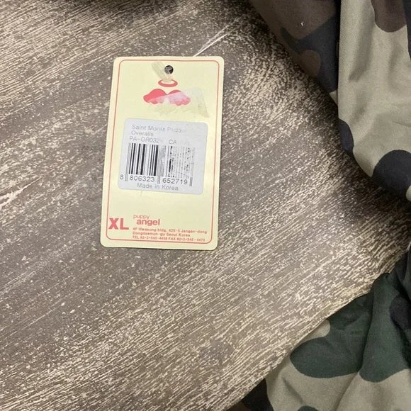 Puppy angel overalls camouflage - Picture 4 of 8